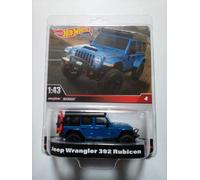 Hot Wheels Real Riders 1:43 Scale Wrangler 392 Rubicon Blue HMD46