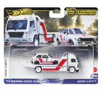 Hot Wheels Team Transport '73 Honda Civic Custom Aero Lift #80 1:64 Scale Model