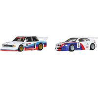 Hot Wheels Premium BMW E46 GTR, Car Culture 2-Pack of 1:64 Scale Vehicles, Unique Pairings, Real Riders Tires, Metal/Metal Chassis, Toy for Collectors, JBK99