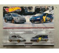 Hot Wheels Premium Twin Set SUBARU IMPREZA WRX STI Car Culture 2 Pack