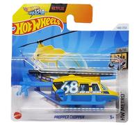 Hot Wheels - Propper Chopper - HW Metro 6/10 - HTB18 - Short Card - Sky News - Helicopter - Helicopter - Netflix Let's Race - Mattel 2024-1:64