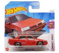 Hot Wheels - Proton Saga - Compact Kings 3/5 - HRY46 - Short Card - Red - Mattel 2023