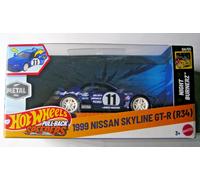 Hot Wheels Pull-Back Speeders 1:43 - 1999 Nissan Skyline GT-R (R34) - JCM01