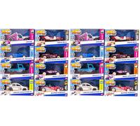 Hot Wheels Pull-Back Speeders Toy Car in 1:43 Scale, Pull Car Backward & Release, High-Performance, Collectible, With Rolomatic Engine or Door, Trunk or Hood that Opens, Models can vary, HPR70