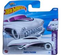Hot Wheels Purple Passion 2025, White Custom Car, 1/5 Dream Machines Collection, Scale Model