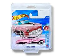 Hot Wheels Purple Passion (Pink, Black & White) 3/5 HW Fan Driven - 2026-46/250 (Short Card) - includes a KLAS Car Keeper Protector Case - JJJ17