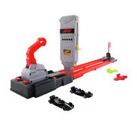 Hot Wheels Racing Formula 1 Toy Car Track Set, Race the 2 1:64 Scale Die-Cast Officially Licensed F1 Vehicles on Side-By-Side Track, Grid Start, JKM88