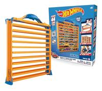Hot Wheels Rack N' Track Cars & Toys Organizer Storage with 44 Compartments - IMPROVED - Toy Display Case, Multi-Coloured, Cars are not included. (HWCC9B)