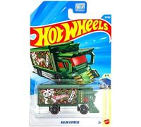 Hot Wheels Raijin Express [Green] (Lucky Cat Maneki-Neko Design) Heavyweights 3/5, 57/250, 1:64 Scale Diecast Toy Vehicle