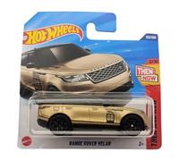 Hot Wheels Range Rover Velar Age 3+, Then & Now Series, 2/10, Gold, Die-Cast Model Car