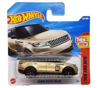 Hot Wheels - Range Rover Velar - Then and Now 2/10 - HYY63 - Short Card - Land Rover - Gold Metallic - Mattel 2025-1:64