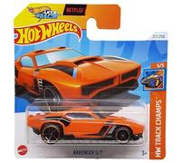 Hot Wheels - Ravenger S/T - HW Track Champs 5/5 - HRY81 - Short Card - Netflix Let's Race - Mattel 2024 - 1:64