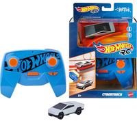 Hot Wheels RC Tesla Rechargeable Radio-Controlled Racing Cars for On- or Off-Track Play, Includes Car, Controller & Adapter for Kids 5 Years+ - GXG30