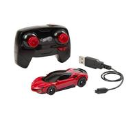 Hot Wheels RC Toy Car, Remote-Control Ferrari SF90 Stradale Assetto Fiorano in 1:64 Scale, Race On- and Off- Track, Booster Button for Speed, JGD09