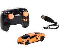 Hot Wheels RC Toy Car, Remote-Control Lamborghini Revuelto in 1:64 Scale, Recharge with USB Cable, Races & Stunts On- and Off-Track with Turbo Boost, HWW55