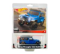 Hot Wheels Real Riders 1:43 Scale Wrangler 392 Rubicon Blue HMD46