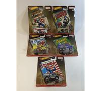 Hot Wheels Real Riders Marvel Series Set of 5 Models DLB45 946L