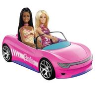 Hot Wheels Remote Control Barbie Convertible Car with 2 Dolls