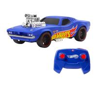 Hot Wheels Remote Control Car, 1:16 Scale Rodger Dodger Toy Car, Special 50th Anniversary Edition RC Vehicle, HTP54