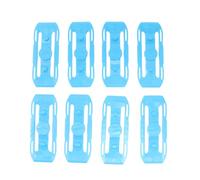 Hot Wheels Replacement Parts, 8 Blue Track Connectors, Fits Many Models including Total Turbo Take Over Track Set - 60BLM