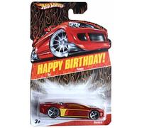 Hot Wheels Reverb, Happy Birthday Card [red]