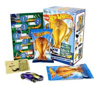 Hot Wheels HW Rewards Cars Themed Assorted 10-Pack of Individually Wrapped 1:64 Scale Vehicles & Gold Stickers, Gifts for Kids 3 Years Old & Older, HGJ94