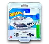 Hot Wheels Rimac Nevera (White) - 4/10 HW Green Speed - 2023-70/250 (Short Card) - COMES IN A KLAS CAR KEEPER PROTECTOR COLLECTORS CASE - HKK21