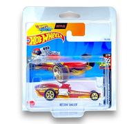 Hot Wheels Rockin' Railer (Red & Gold Let's Race) 2/10 HW Race Day - 2024-75/250 (Short Card) - COMES IN A GENUINE KLAS CAR KEEPER PROTECTOR CASE - HTD26
