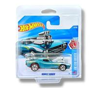 Hot Wheels Rodger Dodger (Metallic Teal Green, Black, White & Gold) 2/5 HW Fan Driven - 2026-19/250 (Short Card) - includes a KLAS Car Keeper Protector Case - JJH94