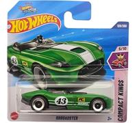 Hot Wheels RRRoadster, Green Racing Car #43, Compact Kings Series, 128/250
