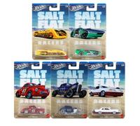 Hot Wheels Salt Flat Racers Silver Series Set of 5 Diecast Metal Vehicles for Ages 3+ HRT81-956F