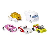 Hot Wheels Sanrio Character Car 5-Pack Toy Cars in 1:64 Scale: Hello Kitty Keroppi Gudetama Cinnamaroll & My Melody