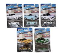 Hot Wheels -Set of 5 Vintage Racing Club 2024 Launch Pack Die Cast Vehicles HRT81-956A