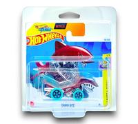 Hot Wheels Shark Bite (Dark Red & Green Let's Race) 1/5 HW Mega Bite - 2024-18/250 (Short Card) - COMES IN A GENUINE KLAS CAR KEEPER PROTECTOR CASE - HTC94