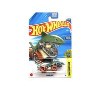 Hot Wheels Shark Bite [Green W/Red/Orange Wheels], Treasure Hunt! Experimotors 10/10, 229/250, 1:64 Scale Diecast Vehicle