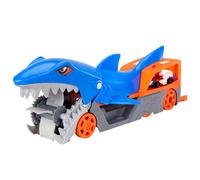Hot Wheels Shark Chomp Transporter Playset with One 1:64 Scale Car for Kids 4 to