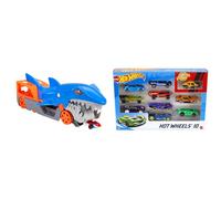 Hot Wheels Shark Chomp Transporter Playset with One 1:64 Scale Car for Kids 4 to 8 Years Old & 1:64 Scale Toy Car or Truck, Race, Sport & Rescue Vehic