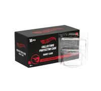 Hot Wheels Short Paper Protector, Transparent Blister, 1:64 Scale Display Machines, Pack of 10, Official Mattel Product