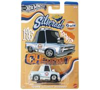 Hot Wheels Silver Series - Gulf Toon'd 83 Chevy Silverado/Toys
