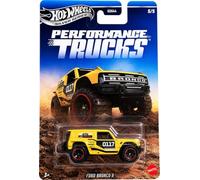 Hot Wheels Silver Series Performance Trucks Ford Bronco R [Yellow] 5/5-1:64 Scale Diecast Toy Vehicle