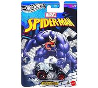Hot Wheels Silver Series Spider Man Cool-One [Black] 1/5, 1:64 Scale Diecast Toy Vehicle