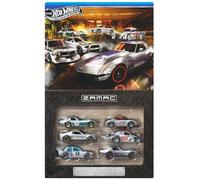 Hot Wheels 1:64 Scale Die-Cast Toy Cars, Set of 6 European Vehicles with Elevated Deco (Styles May Vary)