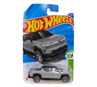 Hot Wheels Silverado EV RST Diecast Car, HW EV Series, 1:64 Scale
