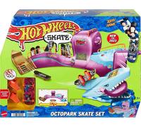 Hot Wheels Skate Octopark Playset, With Exclusive Finger Skateboard and Pair of