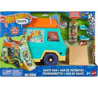 Hot Wheels Skate Fingerboard Playset, Skate Van Designed in Collaboration with Tony Hawk, With Exclusive Fingerboard & Pair Removable Skate Shoes, JGG91