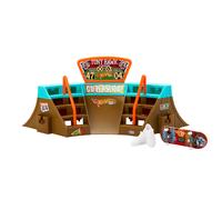 Hot Wheels Skate Stadium Playset Designed with Tony Hawk, 1 Exclusive Fingerboar
