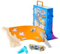 Hot Wheels Skate Tony Hawk Cereal Bowl Fingerboard Set, 1 Exclusive Board & Pair of Removable Skate Shoes, Storage for up to 4 Boards & 4 Pairs of Shoes, HTP09