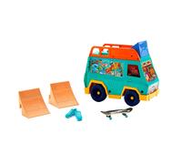 Hot Wheels Skate Fingerboard Playset, Skate Van Designed in Collaboration with Tony Hawk, With Exclusive Fingerboard & Pair Removable Skate Shoes, JGG91