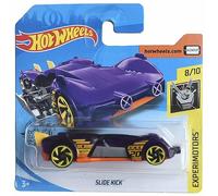 Hot Wheels Slide Kick, Experimotors 8/10 [Purple] Short Card