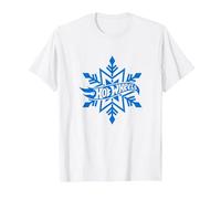 Hot Wheels Snowflake T-Shirt, Men, White, Small